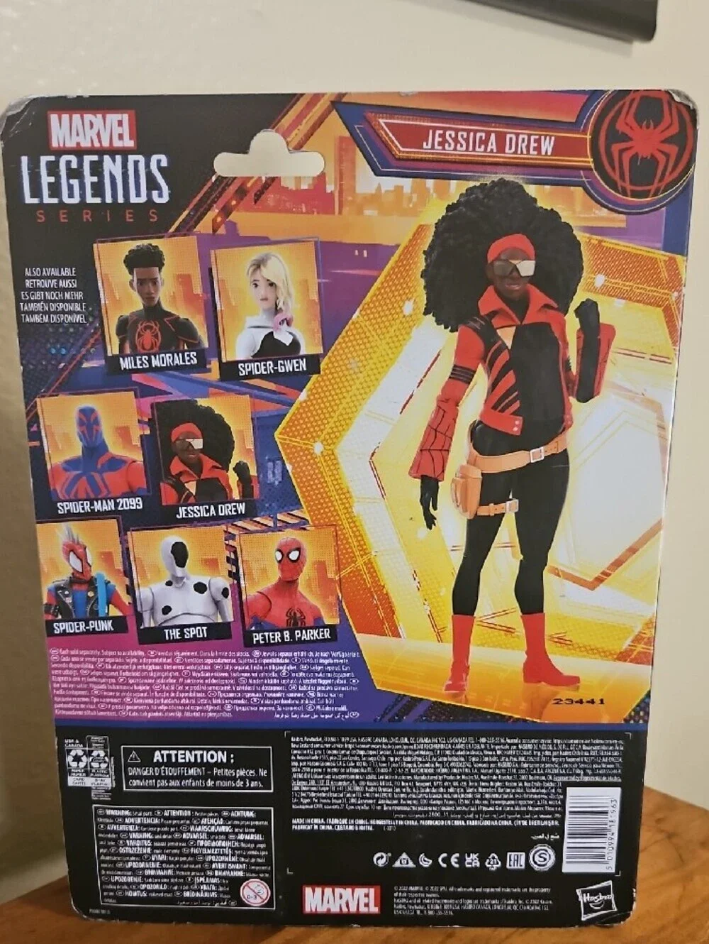 Marvel Jessica Drew Action Figure - Black, Orange & Red